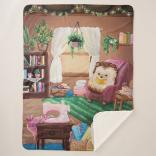 Hygge Igel Sherpadecke