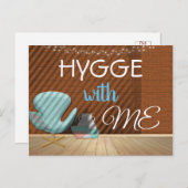HYGGE mit ME Cosy Zen Einladung Postkarte (Vorne/Hinten)