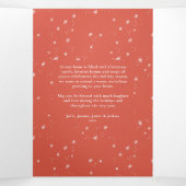 Hygge Mittens Tri Fold Weihnachtsfeiertag Dreifach Gefaltete Karte (Innenseite Mitte)