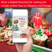 Hygge Mittens und Cocoa Winter Brautparty Einladung