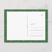 Hygge Mittens Weihnachtsurlaub Postcard Feiertagspostkarte (Rückseite)