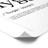 Hygge Poster - Dänische Kultur (Ecke)