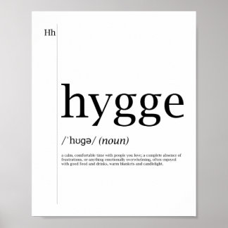 Hygge Poster - Dänische Kultur