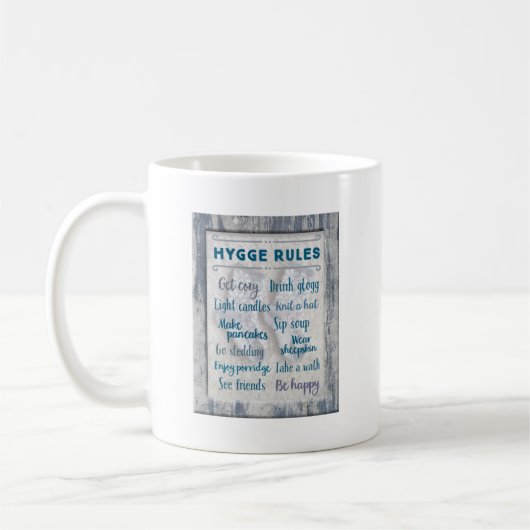 Hygge Regeln Kaffeetasse (Links)