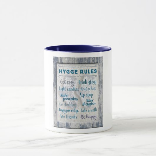 Hygge Regeln Tasse (Zentrum)
