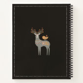 Hygge Scandinavian Folk Art Individuelle Name Pers Notizblock (Rückseite)