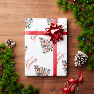 Hygge Skandinavier Minimalistische Weihnachten Geschenkpapier
