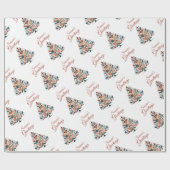 Hygge Skandinavier Minimalistische Weihnachten Geschenkpapier (Flach)