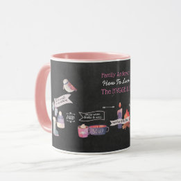 HYGGE-Tasse - Infografik zum Wohlfühlen - NAME hin Tasse