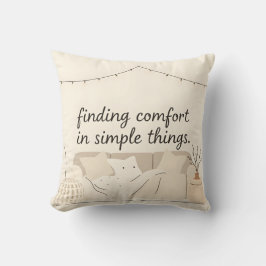 Hygge Throw Pillow | Cozy Scandinavian Home Decor Kissen