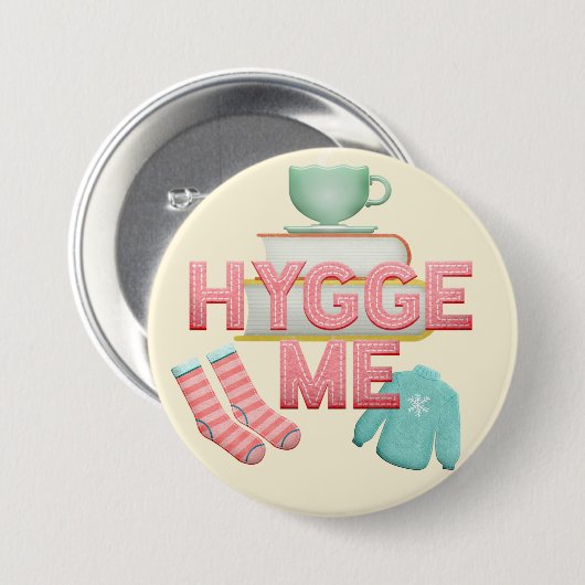 Hygge Time Button (Vorne & Hinten)