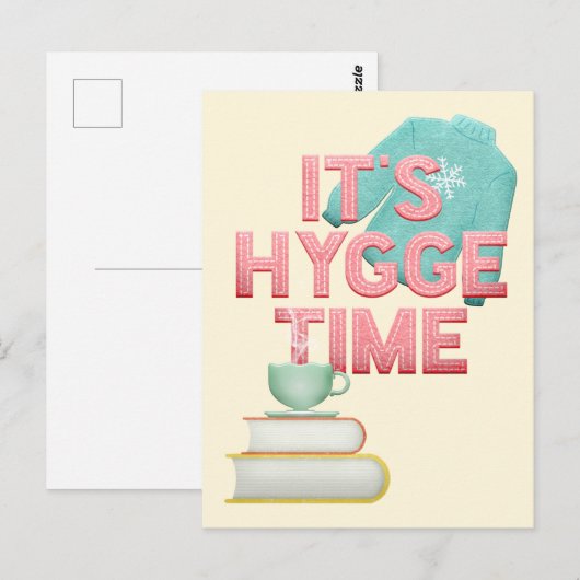 Hygge Time Postkarte (Vorne/Hinten)