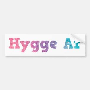 hygge von autoaufkleber