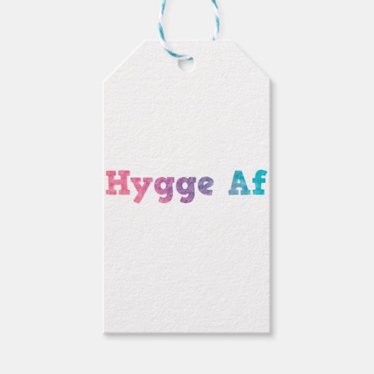 hygge von geschenkanhänger (Vorderseite)