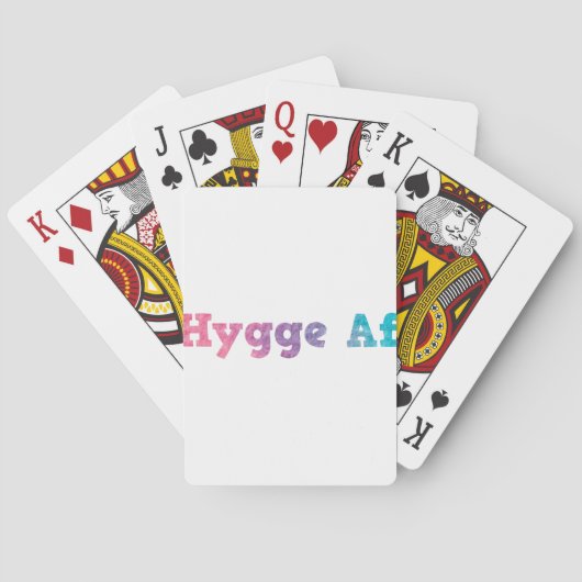 hygge von spielkarten (Rückseite)