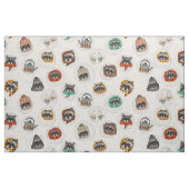 hygge Waschbären Stoff (Fat Quarter (45,7 x 55,9 cm))