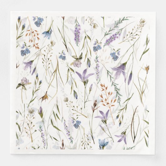 Hygge Wildblumen Meadow Serviette (Vorderseite)