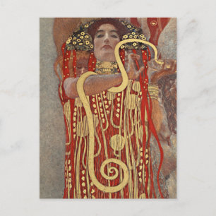 Hygieia by Gustav Klimt Postkarte