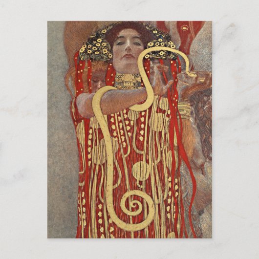Hygieia by Gustav Klimt Postkarte (Vorderseite)