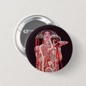 Hygieia von Gustav Klimt Button (Vorne & Hinten)