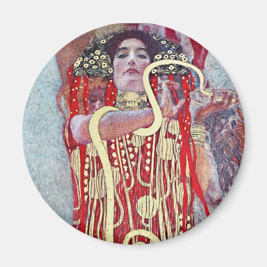 Hygieia von Gustav Klimt Magnet (Vorne)