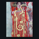 Hygieia von Gustav Klimt Poster<br><div class="desc">Hygieia Gemälde von Gustav Klimt. Ein Fragment des Gemäldes "Medicine",  Wien,  Österreich (1900-1907)</div>