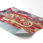 Hygieia von Gustav Klimt Poster (Ecke)