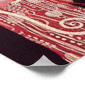 Hygieia von Gustav Klimt Poster (Ecke)