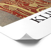 Hygieia von Gustav Klimt Poster (Ecke)