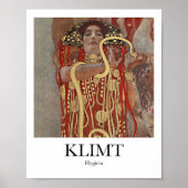 Hygieia von Gustav Klimt Poster (Vorne)