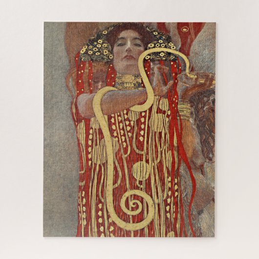 Hygieia von Gustav Klimt Puzzle (Vertikal)