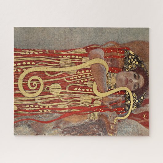 Hygieia von Gustav Klimt Puzzle (Horizontal)