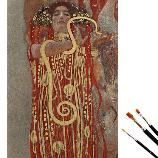 Hygieia von Gustav Klimt Seidenpapier
