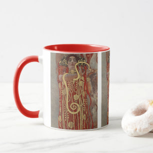 Hygieia von Gustav Klimt, Vintage Art Nouveau Tasse