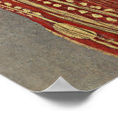 Hygieia von Gustav Klimt, Vintager Jugendstil Poster (Ecke)