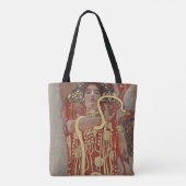 Hygieia von Gustav Klimt, Vintager Jugendstil Tasche (Rückseite)