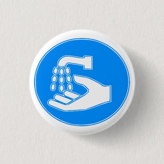 Hygiene Button (Vorderseite)