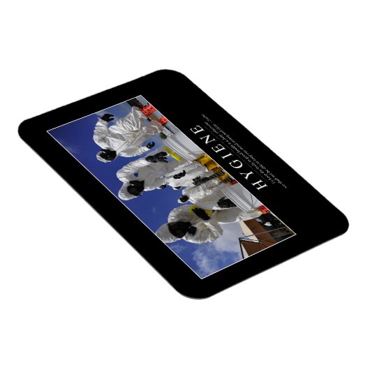 Hygiene: Inspiration Zitat Magnet (Rechte Seite)