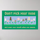 Hygieneplakat Poster (Vorne)