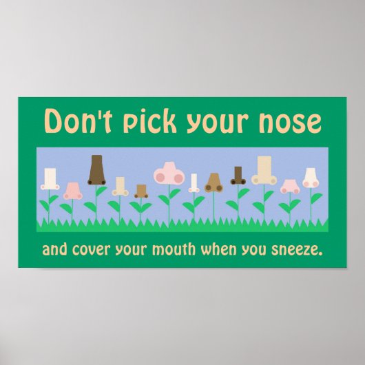 Hygieneplakat Poster (Vorne)