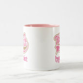 Hygieniker-Weltbester niedlicher Beruf Zweifarbige Tasse (Mittel)