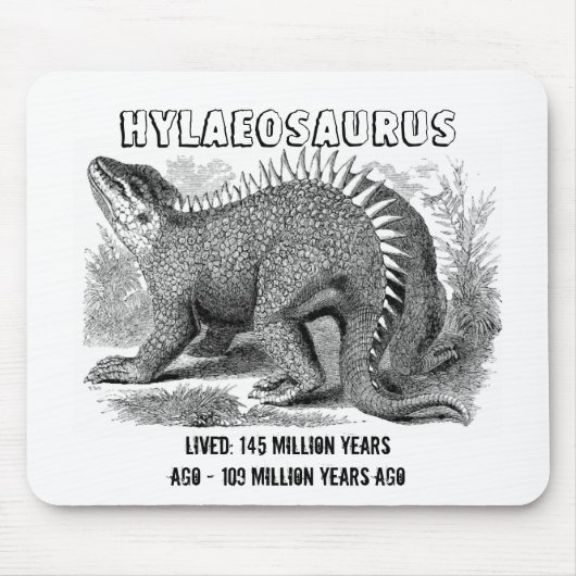 Hylaeosaurus Dinosaur Mousepad (Vorne)