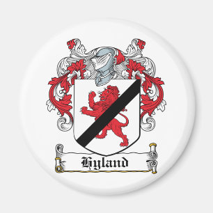 Hyland Familienwappen Magnet