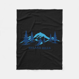 Hyland Hills Minnesota Skigebiet Skifahren Skifahr Fleecedecke