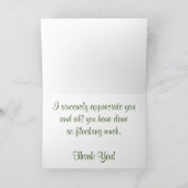 "Hyland Lake Mallards" Dankeschön Karte (Innenseite)