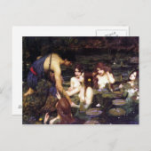 Hylas und die Nymph Postkarte (Vorne/Hinten)