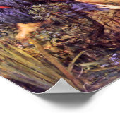 Hylas und die Nymphen Poster (Ecke)