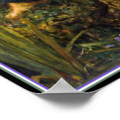 Hylas und die Nymphen - von John Waterhouse Poster (Ecke)