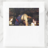 Hylas und Nymphs Wasserhaussticker Rechteckiger Aufkleber (Tasche)