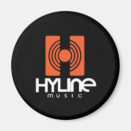 Hyline Music Magnet Black / Orange (Vorne)